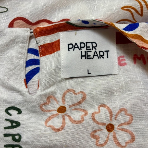 Paper Heart L Sleeveless Dress Aperol Spritz/Capri/Positano with POCKETS! - Picture 5 of 9